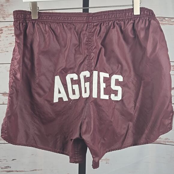 Vintage Soffe Texas A&M Aggie Shorts Maroon Size Small - Picture 1 of 6